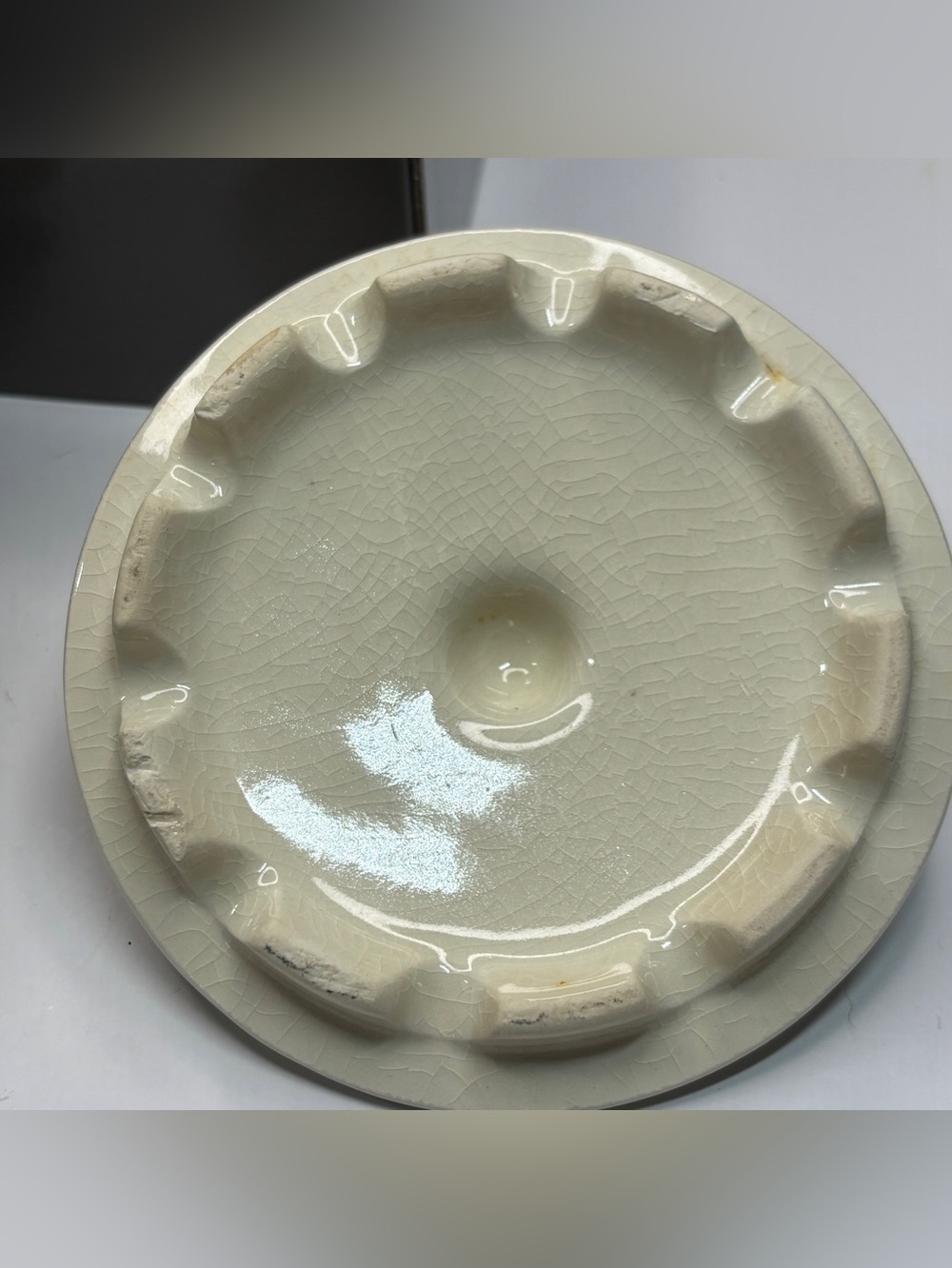 McCoy Brown Stiped Covered Dish  Ceramic USA Pottery Margarine Butter Vtg Granny - Picture 6 of 15
